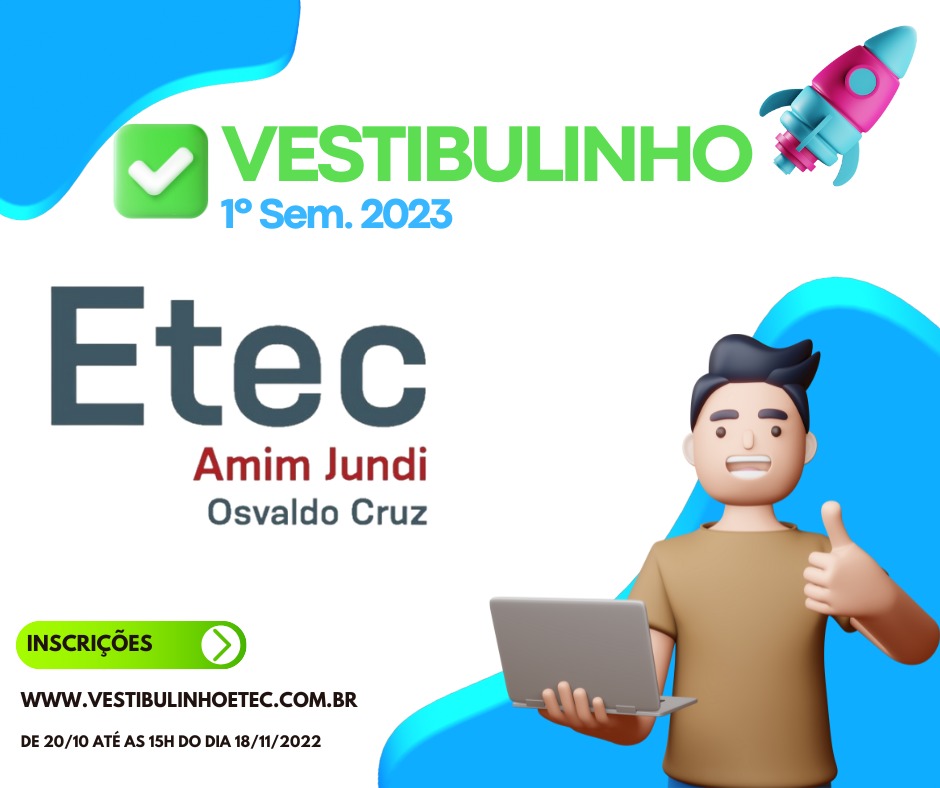 Vestibulinho Etec – 1º Semestre 2023