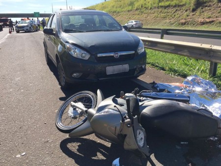 Motociclista morre em acidente na SP-270