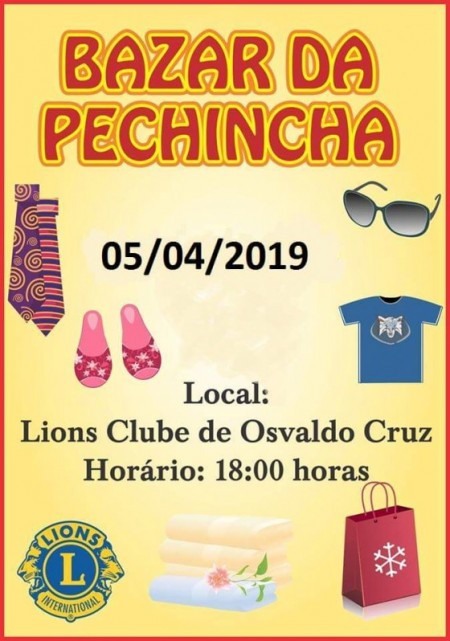 Lions Clube de OC realiza Bazar da Pechincha