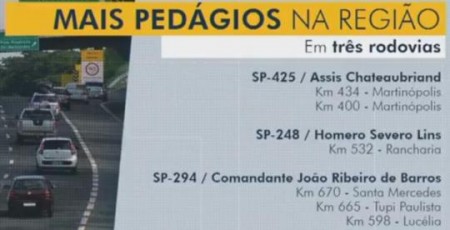 Concessão da SP-294 poderá gerar três praças de pedágios entre Lucélia e Santa Mercedes