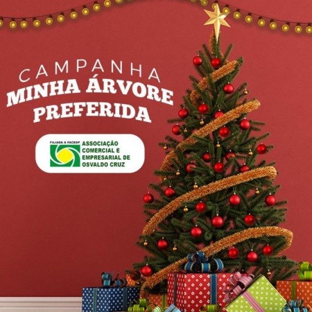 Concurso Minha Árvore de Natal Preferida da ACEOC está chegando ao final