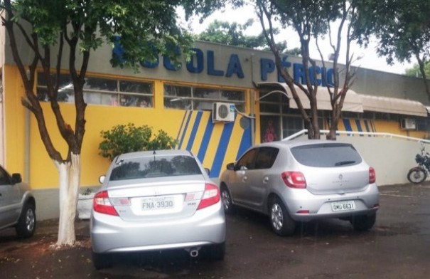 Escola Prcio  revitalizada por reeducandos do semiaberto de Pacaembu