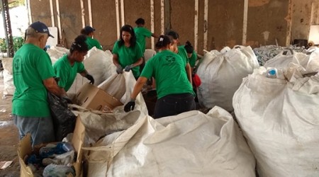 Projeto piloto da Cooperativa de Catadores recolhe mais de 800 quilos de recicláveis na ExpoVerde