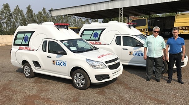 Prefeitura de Iacri adquire duas novas ambulncias zero km e amplia modernizao da frota municipal