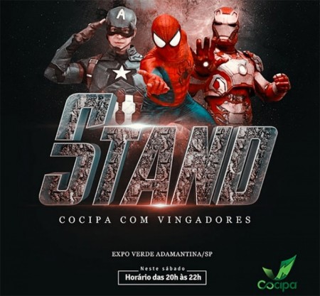 Cocipa leva Os Vingadores para Expoverde 2019 de Adamantina