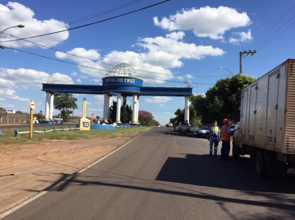 Prefeitura de Osvaldo Cruz intensifica fiscalizao nas entradas e sadas do municpio