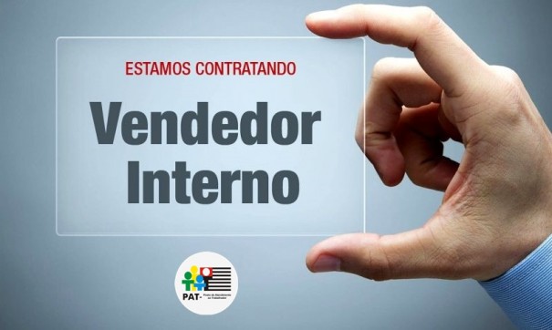 PAT de Osvaldo Cruz est com vaga disponvel para Vendedor Interno