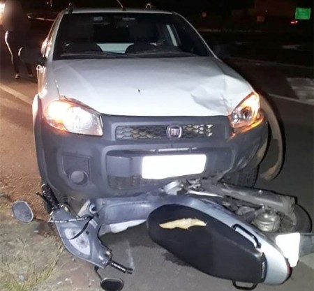 Motociclista fica ferido em acidente na SP-294 em Tupã