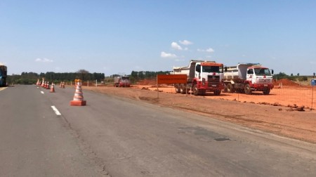 Obras do pedágio: tráfego na SP-294, entre Inúbia e Lucélia, será remanejado para o acostamento