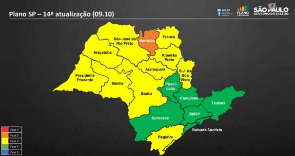 Em nova atualizao do Plano So Paulo, Oeste Paulista permanece na fase amarela