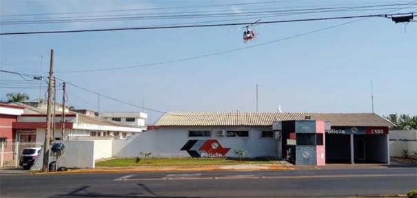 PM realiza operao 'Saque Seguro' com apoio do Helicptero guia