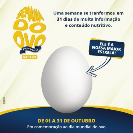 Evento em comemoração ao dia mundial do ovo acontece em outubro