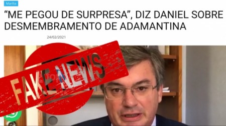 Não procede a informação de que a microrregião de Adamantina teria sido retirada do DRS de Marília