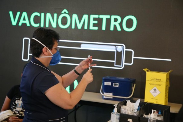 Vacinmetro: OC j aplicou 4.374 doses de vacina contra a Covid-19