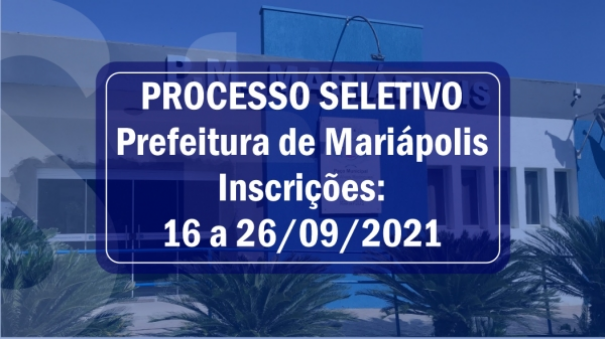 Prefeitura de Maripolis abre processo seletivo para contrataes por tempo determinado