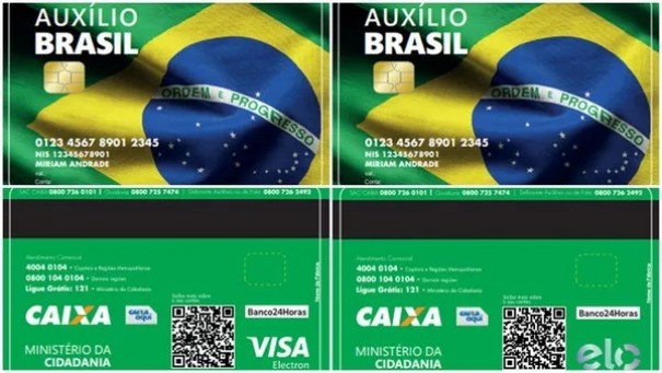 Auxlio Brasil: veja imagens do novo carto e saiba quem vai receber