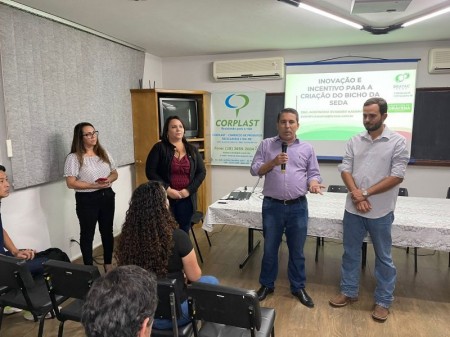 DRACENA: Produtores rurais participam de palestra sobre inovação, incentivo e criação do bicho da seda