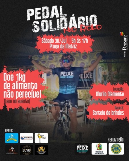 4ª Edição do Pedal Solidário acontece neste final de semana em Osvaldo Cruz