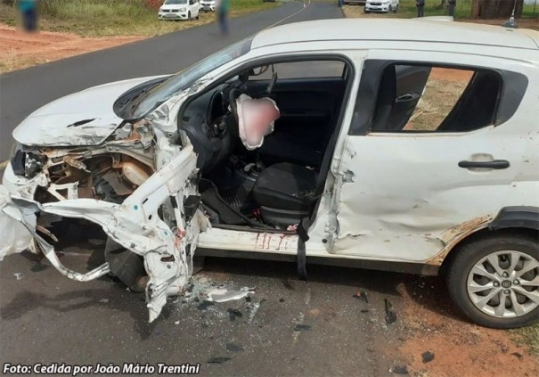 Motorista fica ferido em acidente na vicinal Herculndia - Bor