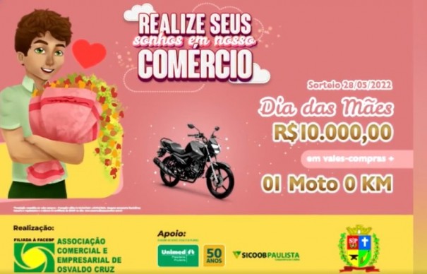 ACEOC realiza neste sbado o segundo sorteio da campanha 'Realize Seus Sonhos em Nosso Comrcio'