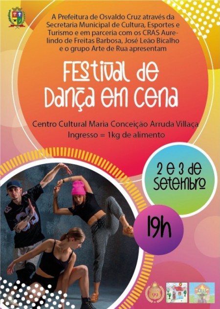 Prefeitura de Osvaldo Cruz promove Festival de Dança em Cena