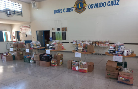 Pedal SolidÃ¡rio arrecada mais de 1.500 quilos de alimentos para as entidades da cidade e pessoas necessitadas em Osvaldo Cruz