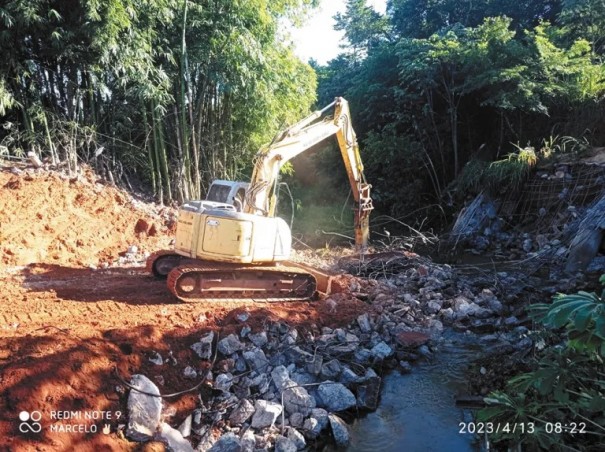 Flrida: Iniciadas obras para construo de nova ponte prximo ao Distrito do Indai