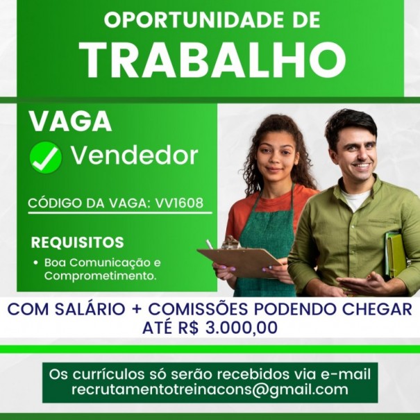 Empresa de Osvaldo Cruz esta com oportunidade de emprego disponivel