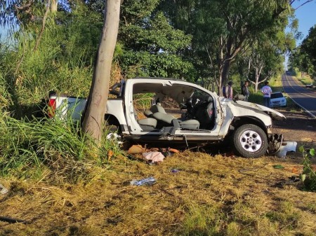 Rapaz de 20 anos envolvido em acidente de trânsito que resultou na morte de mulher, em Regente Feijó, segue internado no HR