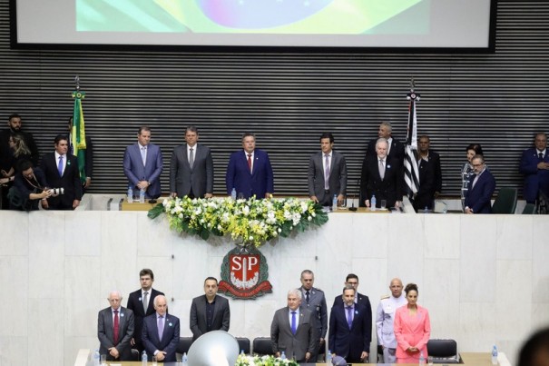 Com posse de 94 parlamentares, Alesp d incio  sua 20 Legislatura