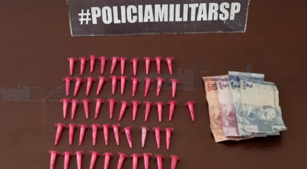 Polícia Militar de Tupã prende traficante no Jamil Dualibi nesta tarde