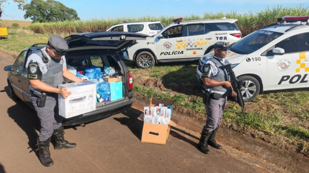 Polícia Rodoviária prende casal com produtos importados sem nota fiscal em Penápolis