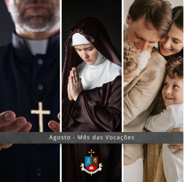 Igreja Católica celebra agosto como o ‘Mês das Vocações’