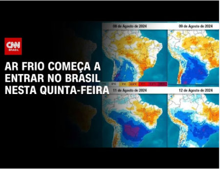 Frente fria promete recordes de temperatura pelo paÃ­s e chuva congelada no RS