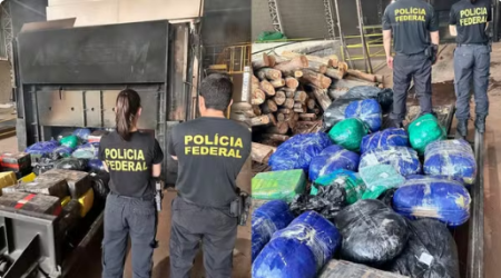 PolÃ­cia Federal incinera mais de uma tonelada e meia de drogas apreendidas em MarÃ­lia