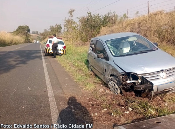 Mulher sofre ferimentos em acidente na vicinal Tupã/Bastos