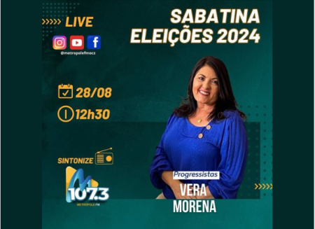 RÃ¡dio MetrÃ³pole FM realiza sabatinas com os candidatos Ã  Prefeitura de Osvaldo Cruz