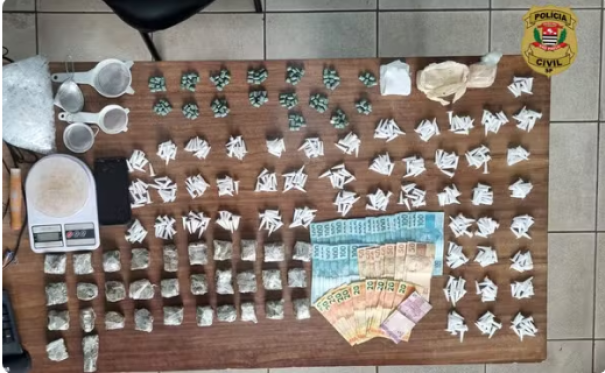 Homem é preso com aproximadamente 500 pinos de cocaína em Birigui