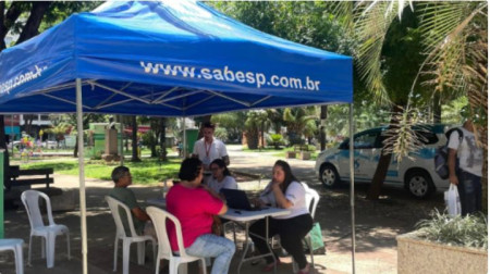 Sabesp leva agÃªncia de atendimento mÃ³vel Ã  regiÃ£o do Jardim Adamantina