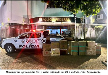 PolÃ­cia Militar faz apreensÃ£o de produtos frutos de contrabando e descaminho em Dracena