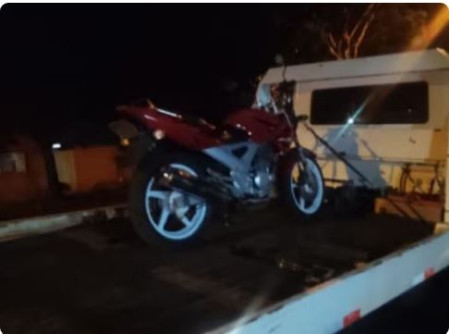 Motociclista tenta fugir da PM e acaba preso por embriaguez ao volante em Teodoro Sampaio