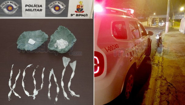 Polícia Militar prende traficante com cocaína em Tupã