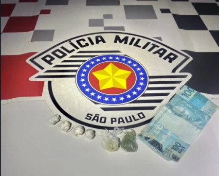 PolÃ­cia Militar prende homem por trÃ¡fico de drogas em Irapuru