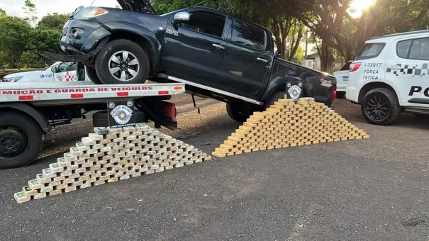 Policial rodoviário federal é preso com mais de 300 kg de cocaína e crack na Raposo Tavares em Assis