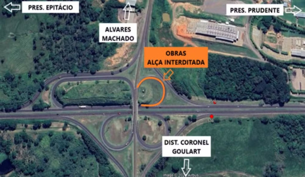 Obras em trechos da Rodovia Raposo Tavares alteram trânsito no eixo principal de Álvares Machado, a partir de segunda-feira