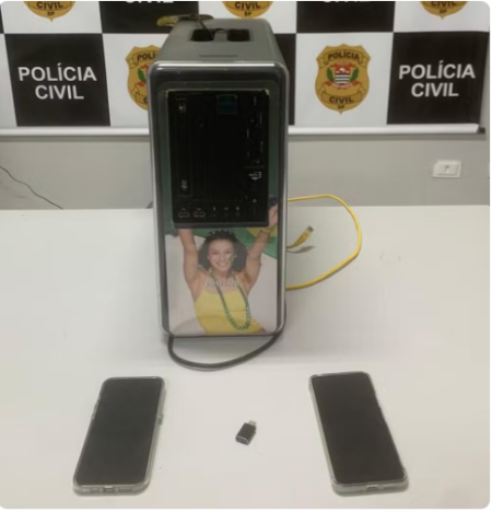 PolÃ­cia Civil apreende computador e celulares suspeitos de armazenar pornografia de adolescentes, em Teodoro Sampaio