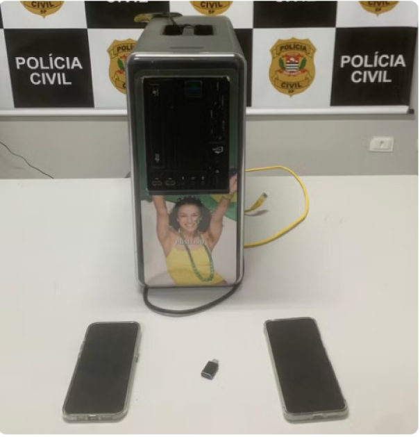 Polícia Civil apreende computador e celulares suspeitos de armazenar pornografia de adolescentes, em Teodoro Sampaio