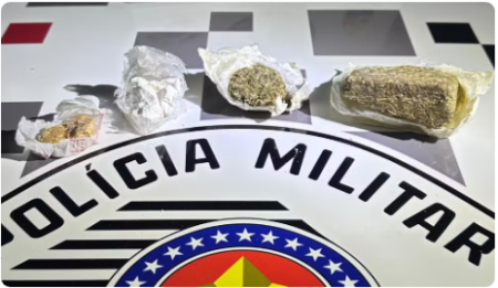 Dupla Ã© presa com porÃ§Ãµes de cocaÃ­na, crack e maconha na Rodovia Engenheiro Byron de Azevedo Nogueira