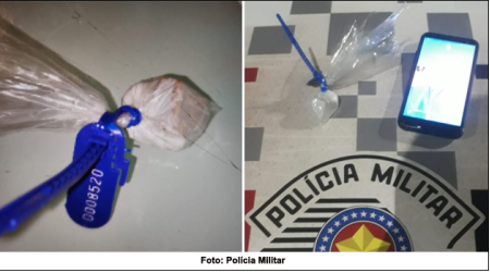 Passageiro de mototÃ¡xi Ã© preso por trÃ¡fico de drogas, em Dracena