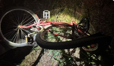 ColisÃ£o entre bicicleta e carro mata ciclista na Estrada Municipal AbÃ­lio NotÃ¡rio, em Ãlvares Machado